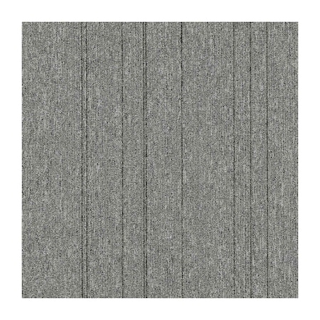 Mohawk Mohawk Basics 24 x 24 Carpet Tile with EnviroStrand PET Fiber in Iron 96 sq ft per carton EQ301-949